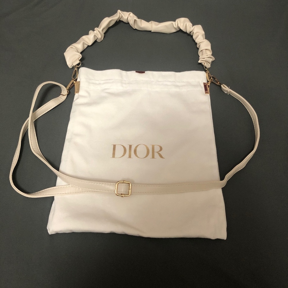 11” x 13”  DIOR White Dust Bag